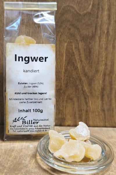 Ingwer kandiert, groß